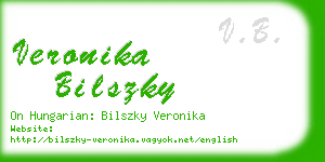 veronika bilszky business card